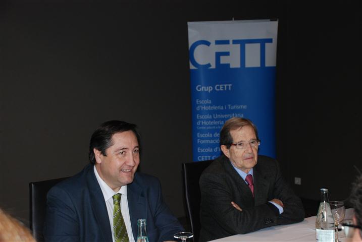 Fotografia de: Visita oficial de l'Hble. Sr. Josep M. Pelegrí, Conseller d'Agricultura al CETT | CETT